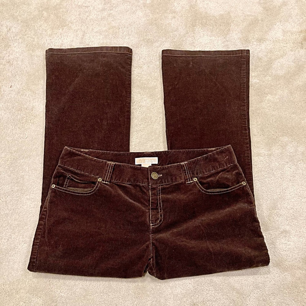 Michael Michael Kors Corduroy Bootcut Brown Pants Size 14P